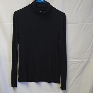 Cato Classic Black Turtleneck Top